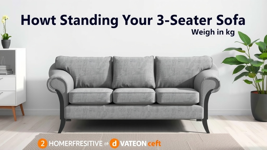 Understanding Your 3-Seater Sofa's Weight Factor