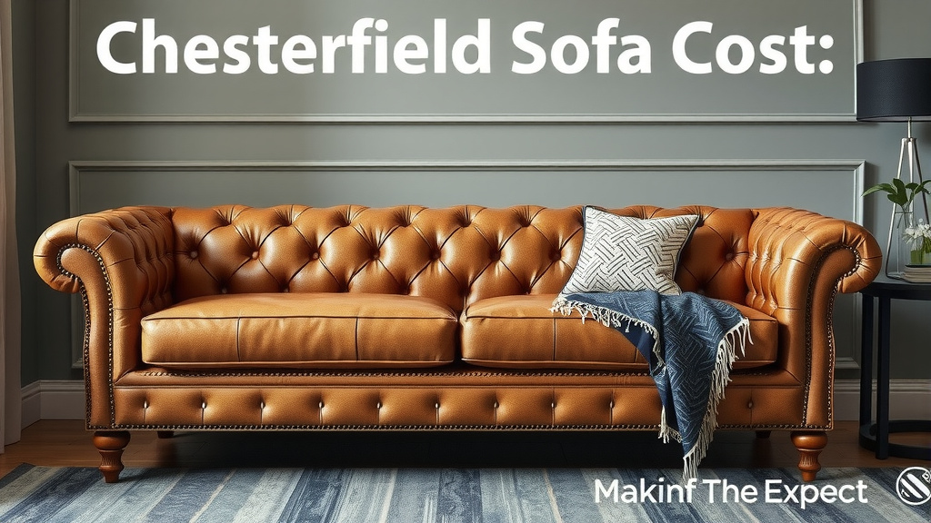 Understanding the Price Tag of a Chesterfield Sofa