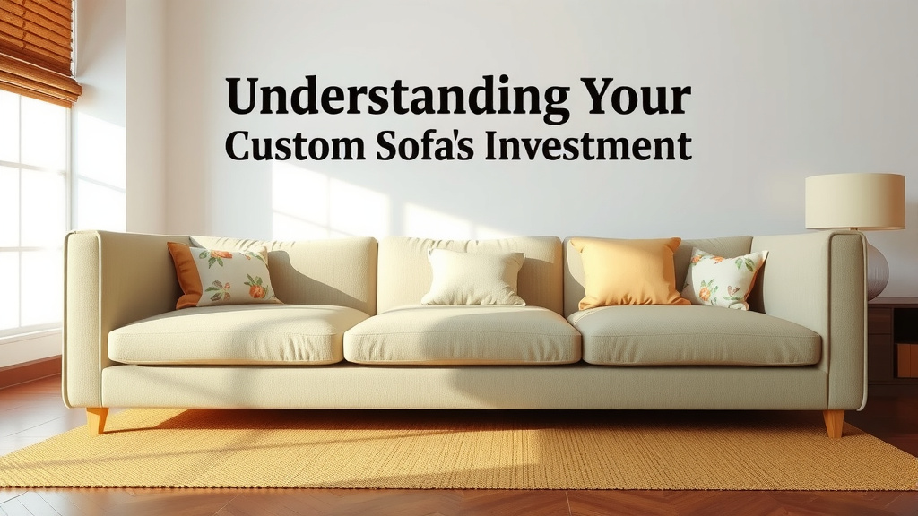 Understanding Your Custom Sofa's Investment