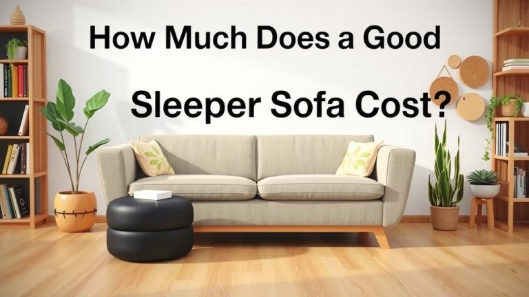 How Much Does a Good Sleeper Sofa Cost