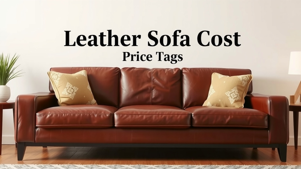 Understanding Leather Sofa Price Tags