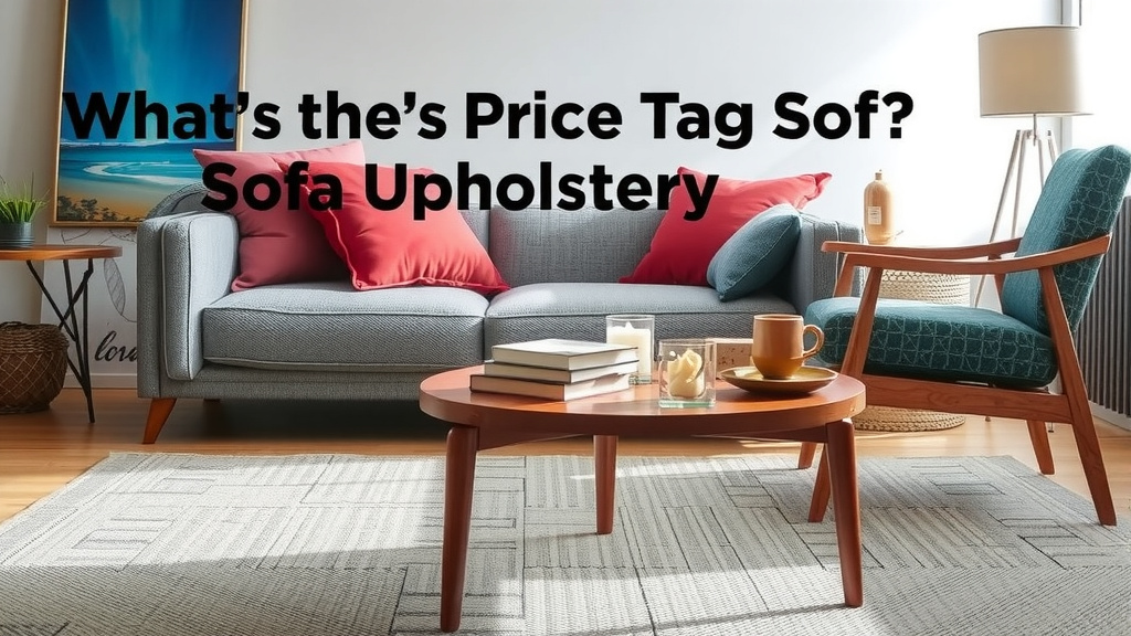 What's the Price Tag on Sofa Upholstery?