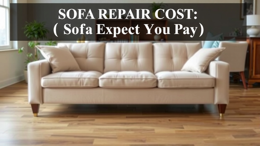 Understanding Sofa Repair Costs