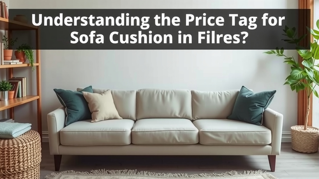 Understanding the Price Tag for Sofa Cushion Refills