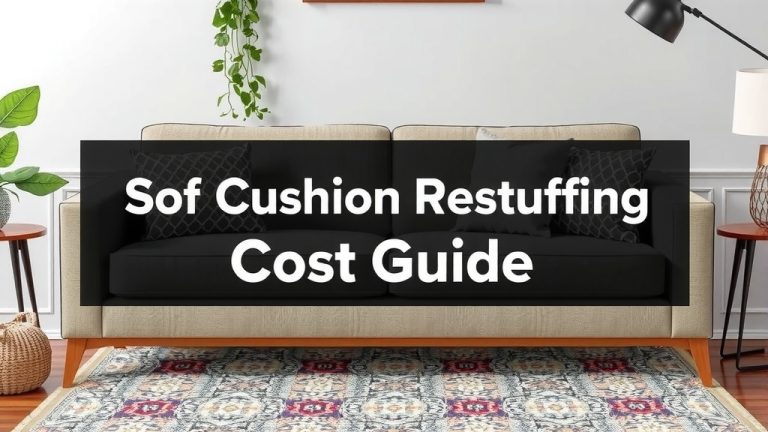 Sofa Cushion Restuffing Cost Guide