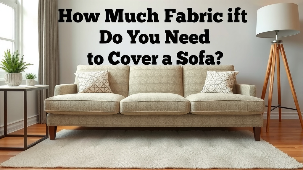 Calculating Your Sofa Fabric Needs