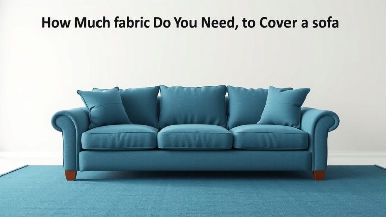 How Much Fabric Do You Need to Cover a Sofa
