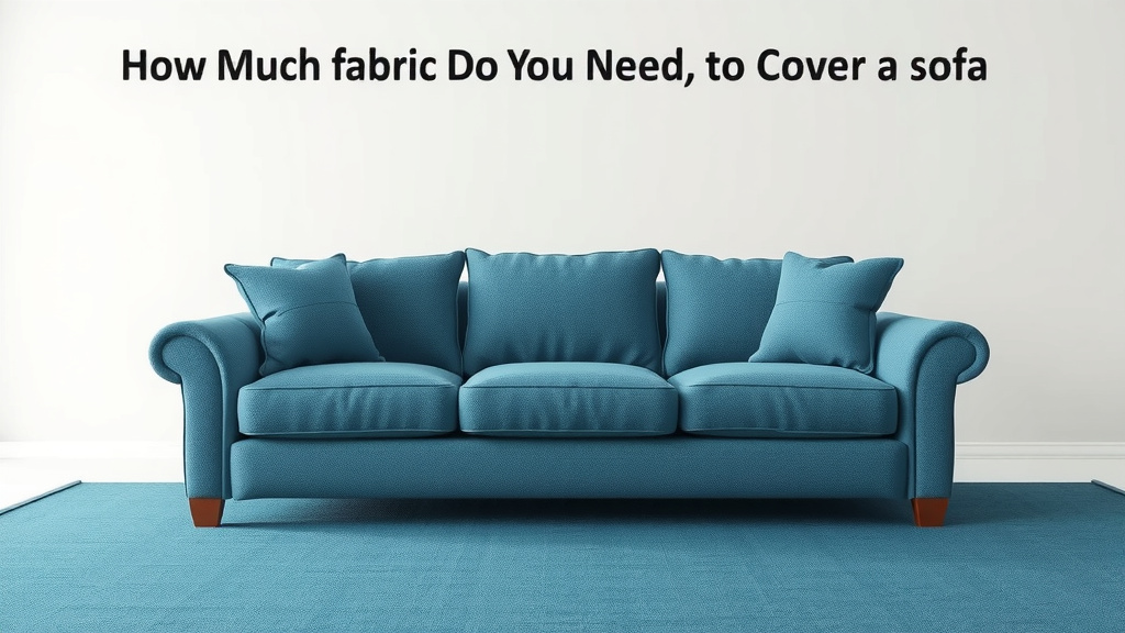 How Much Fabric Do You Need to Cover a Sofa