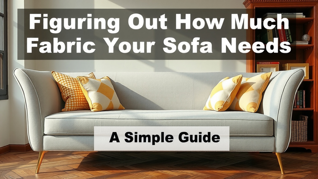 Figuring Out How Much Fabric Your Sofa Needs