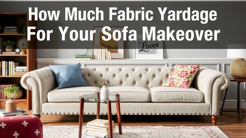 Estimating Fabric Yardage for Your Sofa Makeover