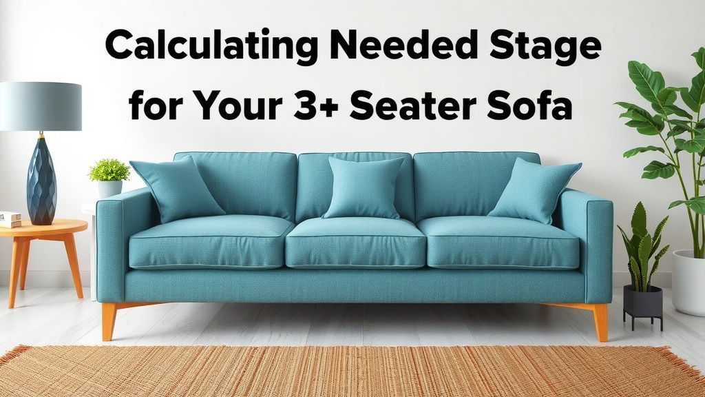Calculating Fabric Yardage for Your 3-Seater Sofa