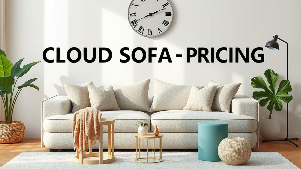 Understanding Cloud Sofa Pricing Factors