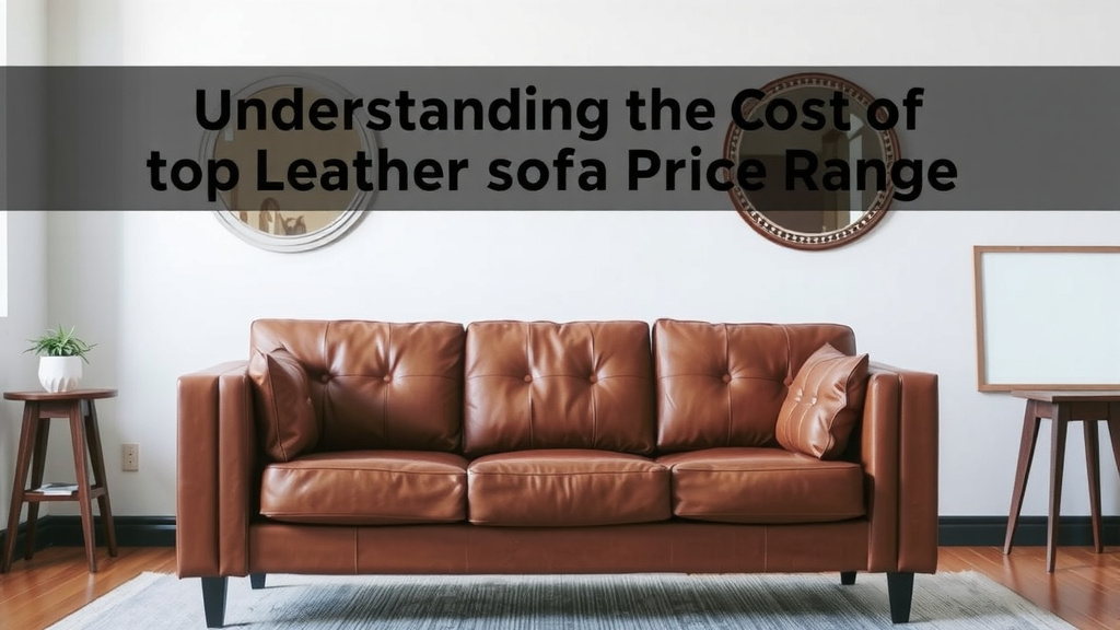 Understanding the Cost of a Quality Leather Sofa