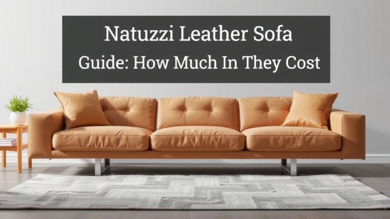 Natuzzi Leather Sofa Price Guide: How Much Do They Cost
