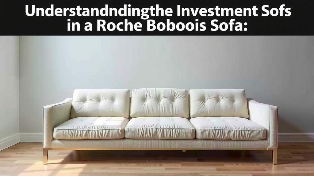 Understanding the Investment in a Roche Bobois Sofa