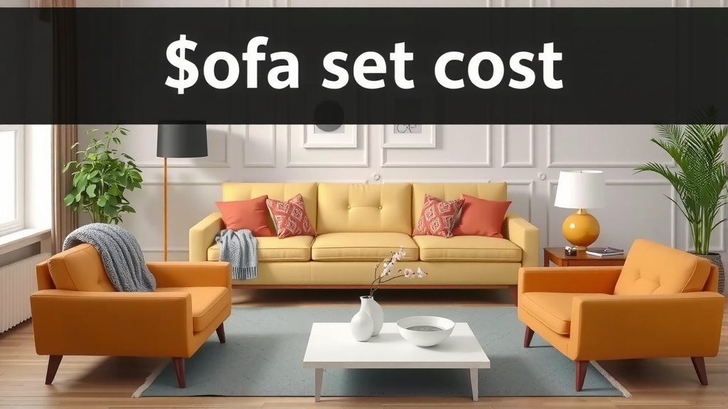 Understanding the Price of a Sofa Set