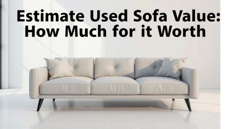 Estimate Used Sofa Value: How Much Is It Worth