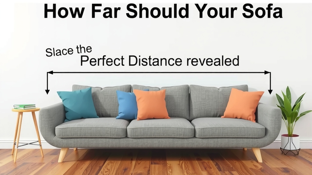 How Far Should Your Sofa Be From the Wall?