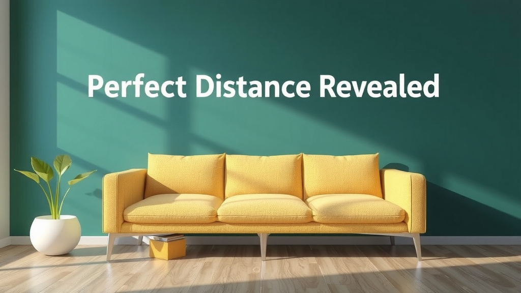 Sofa to Wall Spacing: The Perfect Distance Revealed