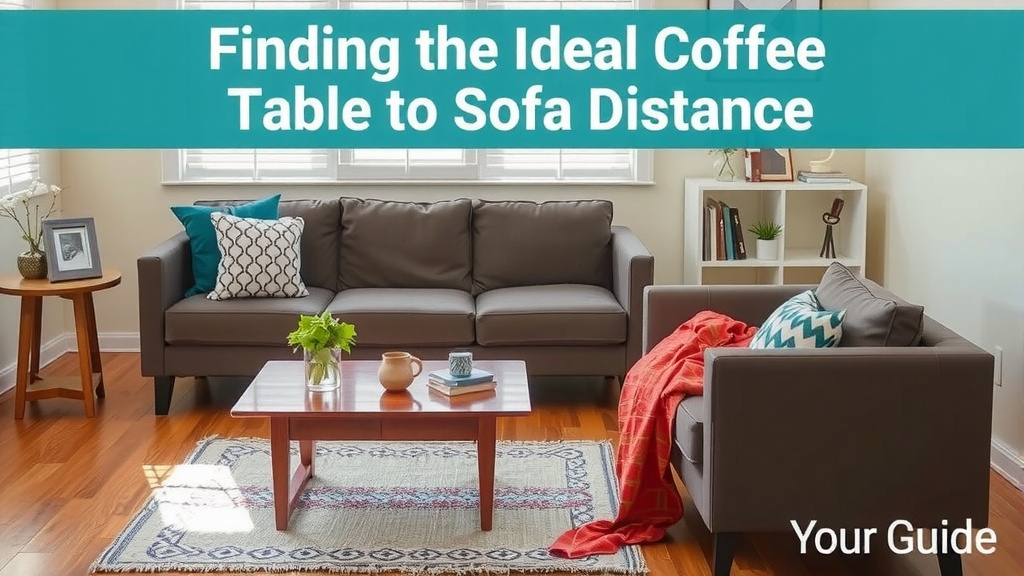 Finding the Ideal Coffee Table to Sofa Distance