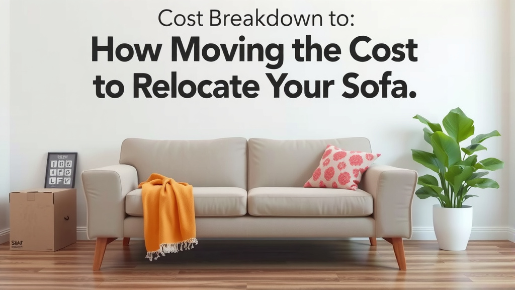 Understanding the Cost to Relocate Your Sofa