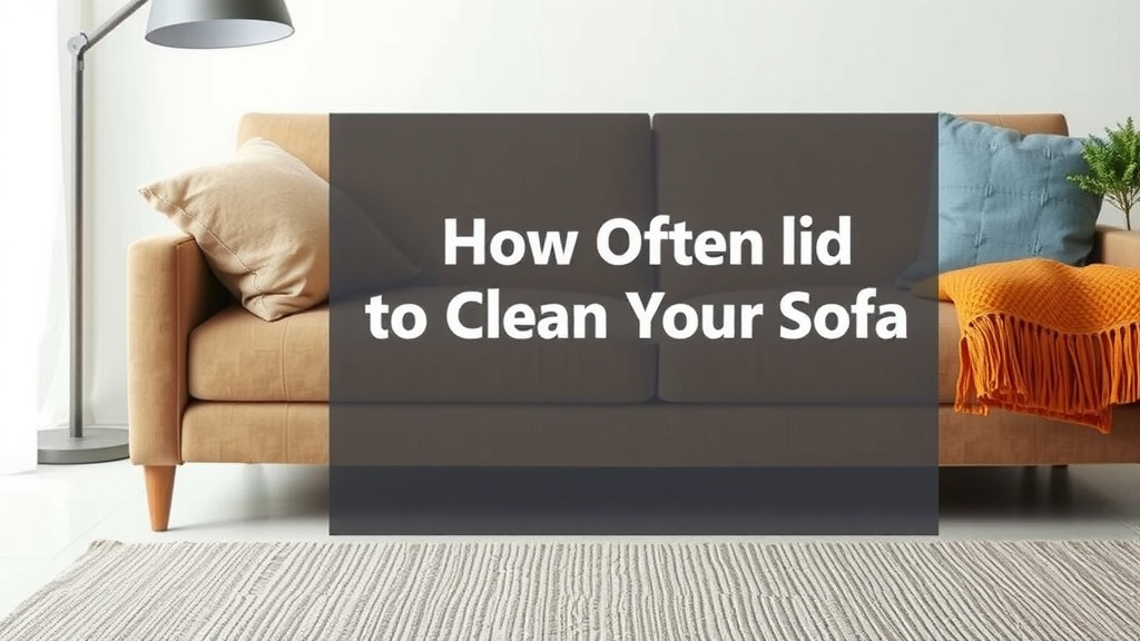How Often Should You Clean Your Sofa