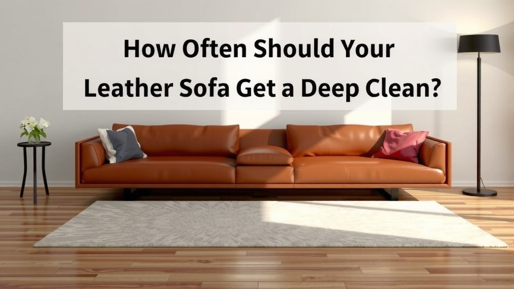 How Often Should Your Leather Sofa Get a Deep Clean?
