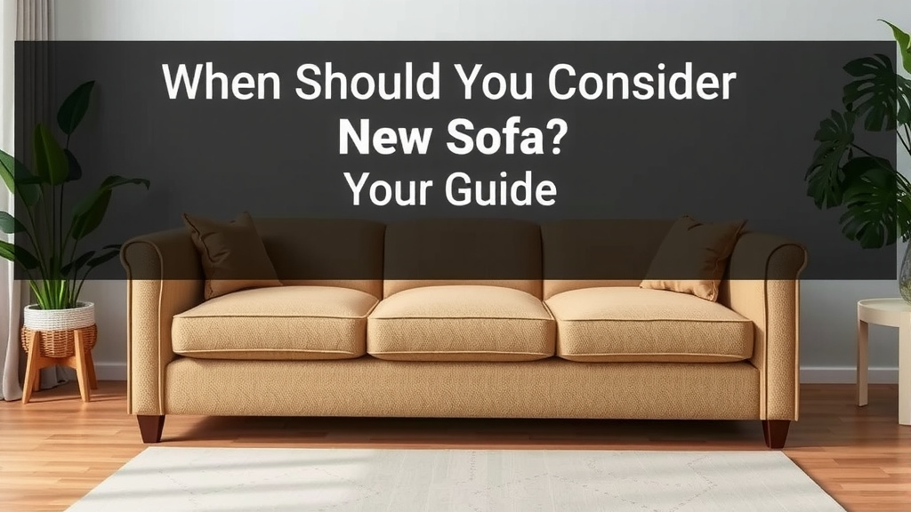 When Should You Consider a New Sofa?
