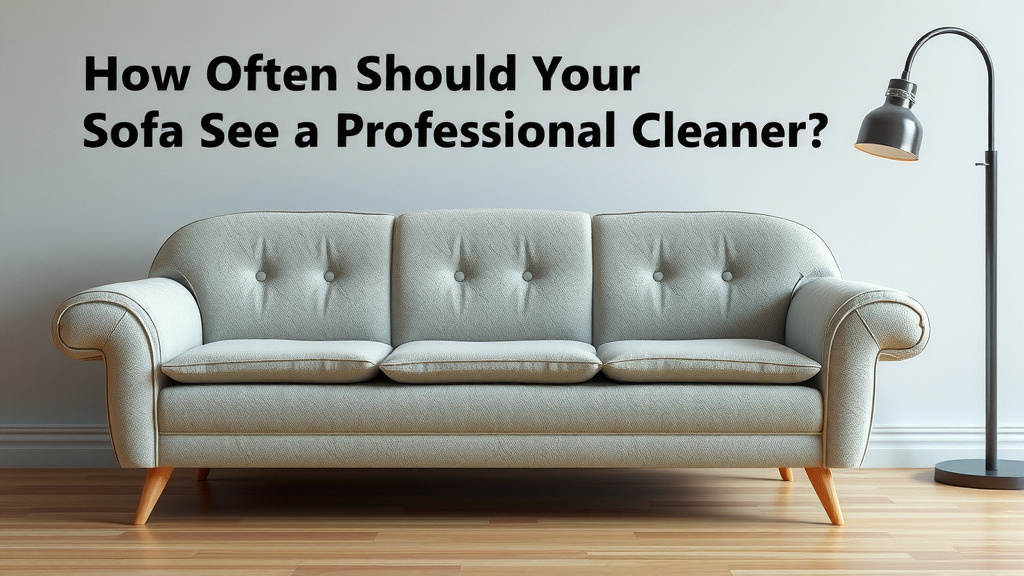 How Often Should Your Sofa See a Professional Cleaner?
